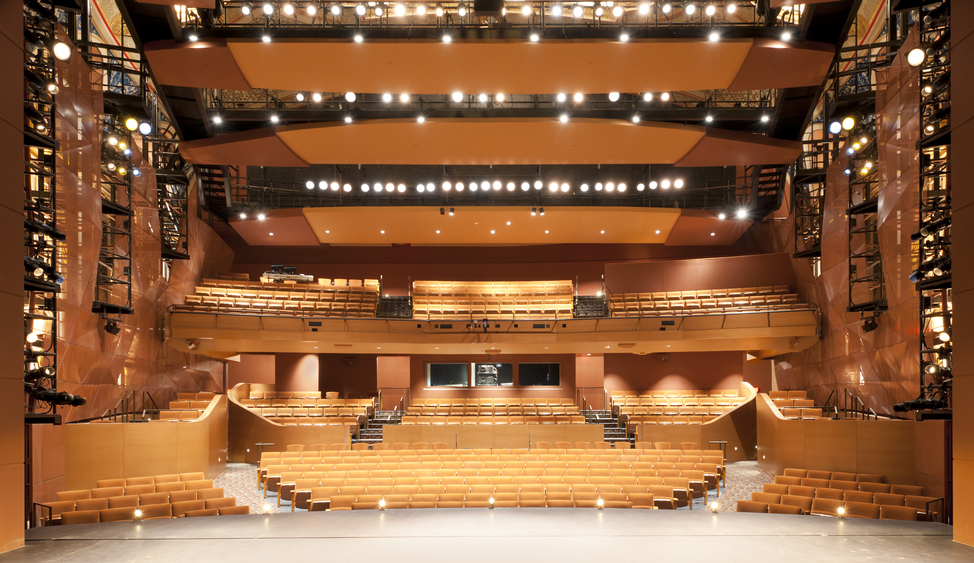 Inside Allen Theatre from Stage