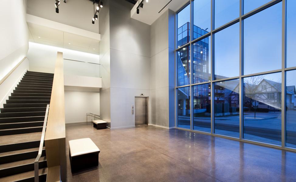 Lobby of Helen Rosenfeld Lewis Bialosky Lab Theatre